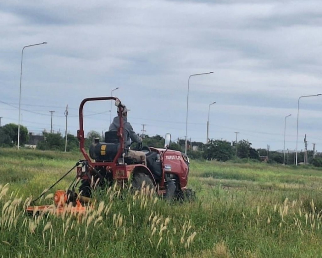 Desmalezamiento de barrios y espacios verdes
